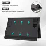 Tytx Compatible With Macbook Air 13 Inch Case, Pu Leather Macbook Air Cover For Model A2337 M1 A2179 A1932 2018-2021 Retina Display Touch Id, With Vents And Stand Function, Black