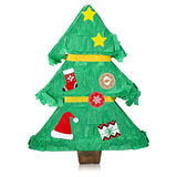 Christmas Tree Mini Pinata, Xmas Party Favors Supply, 6 x 4.7 x 1.2