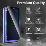 3+3 Pack Privacy Screen Protector Designed For Samsung Galaxy A36 5G With 3 Pack Camera Lens Protector,Full Coverage Anti-Spy Tempered Glass Film,9H Hardness,Bubble Free,Easy To Install