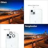 iPhone 15 & 15 Plus Camera Lens Protector 3-Pack Tempered Glass 9H