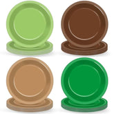 48Pcs Pixel Party Plates Pixel Mining Party Decoration Pixel Video Game Tableware Set Video Game Dessert Plates Pixel Themed Disposable Dinnerware Supplies For Gamer Birthday Baby Shower