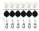 Ds.Distinctive Styl Vr Accessories Cable Management 6 Packs - Drill Free Retractable Ceiling Suspension System For Htc Vive/Htc Vive Pro Virtual Reality/Oculus Rift/Playstation Vr/Microsoft Mr