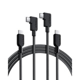 Anker USB C Cable Right Angle, 240W 2-Pack 6 ft USB C to USB C Cable, 90 Degre
