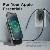 AC Adapter 3 in 1 Charging Solution - 65W Apple Watch Ultra 2 Charger Edition with Dual USB C Cable Ports, Fast Charge Ports and MFi Fast Charger,