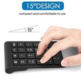 Bluetooth Number Pad For Laptop, Wireless Bluetooth 10 Key Numeric Number Keypad Numpad, Extensions Number Keyboard Laptop Accessories For Pc Chrome Notebook (No Receiver)