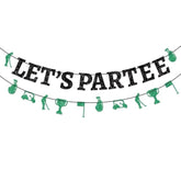 Golf Birthday Banner Let'S Partee Golf Themed Party Decorations Golfs Party Supplies For Lets Partee Banner Golfs Happy Birthday Adults Kids Baby Shower Hanging Swril Decor
