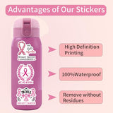 Pink Breast Cancer Awareness Decorations with Backdrop, Banner