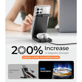 Magnetic Wireless Charger For Samsung, 3 In 1 Mag-Safe Samsung Charging Station For Samsung S24 Ultra Plus S24 S23 S22/Z Fold Flip 6/5/4/3, Galaxy Watch Charger For Galaxy Ultra/6/5/4, Galaxy Buds Pro