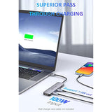 Usb C Hub, 4K@60Hz Usb C To Hdmi Adapter For Macbook Pro, 6 In 1 Usb C Dongle