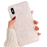 Iphone Xs Max Case, Luxury Opal Sparkle Bling Design Crystal Clear Soft Tpu Silicone Back Protective Phone Case Cover For Girls Women For Apple Iphone 10Xs Max 6.5 Inch (Colorful)