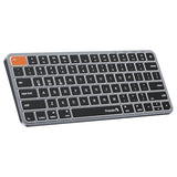 Bluetooth Keyboard For Ipad, K90-A Backlit Compact Wireless Keyboard For Mac, Multi-Device, Low Profile, Quiet Typing, Rechargeable, Compatible With Macbook Pro/Air/Neo, Imac - Space Gray