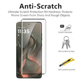 [2+2 Pack For Motorola Edge (2025) Screen Protector + Camera Lens Protector Tempered Glass, 9H Hd Anti-Scratch Case Friendly For Motorola Edge (2025) Tempered Glass Film