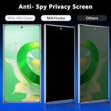 [2-Pack Privacy Screen Protector Designed For Samsung Galaxy S25 Ultra Tempered Glass,Support Fingerprint Unlocking, No Bubbles, Anti Scratch, Easy To Install