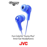 In-Ear Earbud Headphones, Powerful Sound, Secure Fit, Silicone Tips, Black