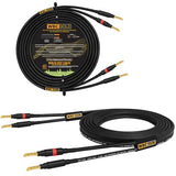 10 Foot WBC-GOLD-LOCAP-SPKR-12 AWG - Low-Capacitance - Low-Inductance - High Purity OFC - Audiophile HiFi Speaker Cable Pair with Eminence Gold