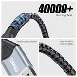 Micro Usb Cable 15Ft, Extra Long Microusb 15 Foot Cord Fast Charging & Data Transfer Braided For Ps4 Controller Charger Wyzecam V1-3 Old Kindles Old Android Phones Raspberry Pi 3 With Micro-Usb