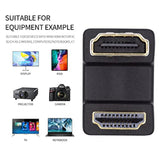Standard Hdmi 1.4 Male Type-A To Hdmi Female Port Savers 360 Degree Up Opposit