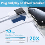 Usb To Usb C Adapter 6 Pack,?3*Type C Female To A Male Charger Converter?&?3*Usb C Male To Usb Female? For Macbook Pro/Air, Iphone 16 15 Pro Max/15 Plus/14 13 12 Samsung Galaxy S24/S23/S22/S21 Black