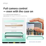 elago Premium Magnetic Silicone Case for iPhone 17 Pro - Durable Protection and Stand Function