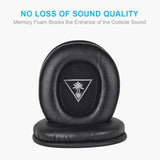 For Turtle Beach Xo 7 Ear Pads Replacement Protein Leather Memory Foam Earpads Ear Cushion Muffs Compatible With Turtle Beach Ear Force Xo Seven Xo 7 Xo7 Gaming Headset Xbox One - Black