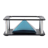 3D Holographic Display Stands,Projector 3.5-6Inch Mobile Smartphone Hologram Bracket,360° Images Holographic Display Stands Projector,For Ad Display/Cartoon Interaction/Entertainment/Gift
