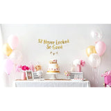 32 Never Looked So Good Gold Glitter Banner - 32Nd Anniversary And Birthday Party Decorations