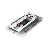 Case For Iphone 13 Pro Max Matte Finish Heavy Duty Soft Back Cover With Reinforced Corners Tpu Soft Bumper Retro Cassette Tape Case Compatible With Iphone 13 Pro Max