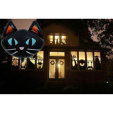 6Pc 25.6" Black Cat Halloween Foil Balloons – Party & Birthday Decorations