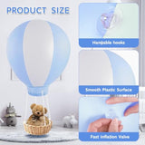 3Ft Hot Air Balloon Decorations, Inflatable Baby Shower Decoration Balloon For Baby Birthday Party Wedding Exhibitions, Air Pump Inclued (Blue)