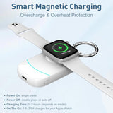 Portable Charger For Apple Watch Se - 2500Mah Travel Charging For Apple Watch Series 10 Charger Compatible With Iwatch Uitra 2/9/8/7/6/5/4/3/2/Uitra
