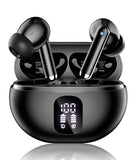 Wireless Earbuds, Bluetooth 5.4 Headphones with 50H Playback, Deep Bass Stereo Ear Buds Clear Calls with LED Power Display, IPX7 Waterproof, in-Ear