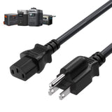 Heavy-Duty Power Station Charging Cable, Fast Charging Cable For Jackery Explorer 2000/1500/1000 Pro,Ecoflow Delta/River Series,Bluetti Eb3A;Anker 757/767,125Volt 15Amps Universal Ac Power Cord(6Ft)