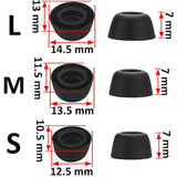 3 Pairs Compatible With Pixel Buds Pro Ear Tips Eartips, L/M/S Silicone Earbuds Fit In Case Gel Cover Accessories Compatible With Pixel Buds Pro Black L/M/S