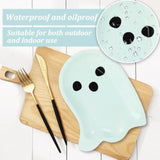 40Pcs Halloween Paper Plates Boo Ghost Pastel Disposable Dinner Plates Party Tableware