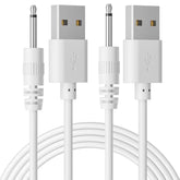 2.7Ft Replacement Usb Dc Charging Cable 2.5Mm Fast Charger Cord 2 Pack