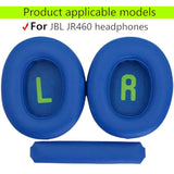 Jr460 Replacement Ear Pads, Compatible With Jbl Jr460 Headphone Ear Pads, Made Of Soft Protein Leather And Memory Foam, Repair Accessory Replacement Ear Pads*2+1 Headband (Blue)