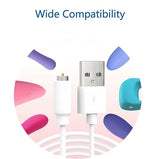 2 Pack - Universal Magnetic Charging Cable for 1 Dot Massagers, 82cm / 2.7ft USB-A DC 1 Pin Magnetic Replacement Charger Compatible with Personal