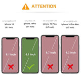 Compatible With 14 Pro Case Wallet With Credit Card Holder, Flip Premium Leather Magnetic Clasp Kickstand Heavy Duty Protective Cover For 14 Pro 6.1 Inch (Black)