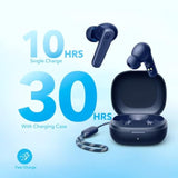 P20i Wireless Earbuds, 10mm Bass, Bluetooth 5.3, 30H, Water-Resistant, 2 Mics