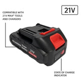 Mini Replacement, 21V Rechargeable Saw Battery, Replacement Battery For Mini Electric Chain Saw 4/6 Inch (1)