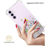 Compatible With Samsung Galaxy S23 Case Cute Clear For Women Girls, Designer Transparent Phone Cover Design (Flower Bouquet Wild)