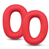 Replacement Ear Pads For Sennheiser Headphones - Compatible With Gsp370/300/350/305/301 | Premium Breathable Fabric Ear Cushions With Soft Memory Foam Red
