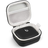 Earbud Case Compatible With Beats Powerbeats Pro 2 Wireless Bluetooth Earbuds, Portable Travel Hard Shell Earphone Case - With Clip (Black)