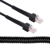 Rj45 Cat6 8P8C Utp Male To Male Stretch Coiled Cable Lan Ethernet Network Patc