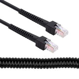 Rj45 Cat6 8P8C Utp Male To Male Stretch Coiled Cable Lan Ethernet Network Patc