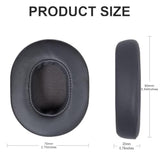 Replacement Ear Pads For Skullcandy Venue Wireless Anc, Headphones Ear Cushions Covers For Skullcandy Crusher Wireless/Evo/Hesh Anc/Evo/Crusher Anc Headset Accessories Ear Cups-Black. (Dark Gery)