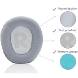 Replacement Ear Pads Compatible With Jbl Quantum 100, Q100/Quantum350, Q350 Headphones, Earpads Cushions With Soft Protein Leather And Memory Foam (Grey)