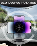 Car Phone Holder Dashboard Phone Mount 360 Degree Rotation Multifunctional Clip Design Car Universal Phone Mount Compatible with 4-7 inch cellphones