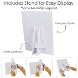 Big Dot of Happiness Photo Booth Sign with Stand – Festive & Durable Plastic Display – Indoor & Outdoor Party Decoration – 10.5” x 13.75”