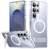 Magnetic Samsung Galaxy S25 Ultra Case, 3 Stand Ways, Military Grade Protection